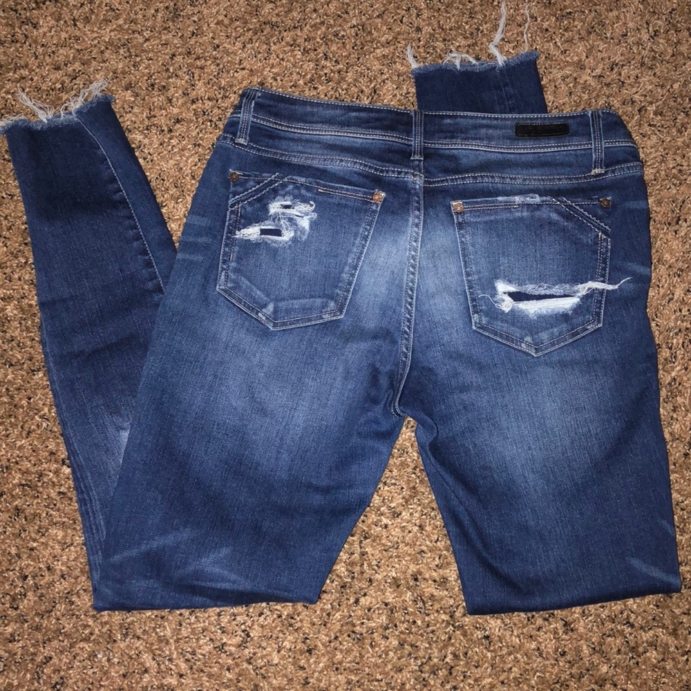 Buckle black jeans